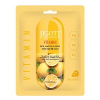 Jigott vitamina  Real Ampoule Mask маска д/лица с витамином С 27мл